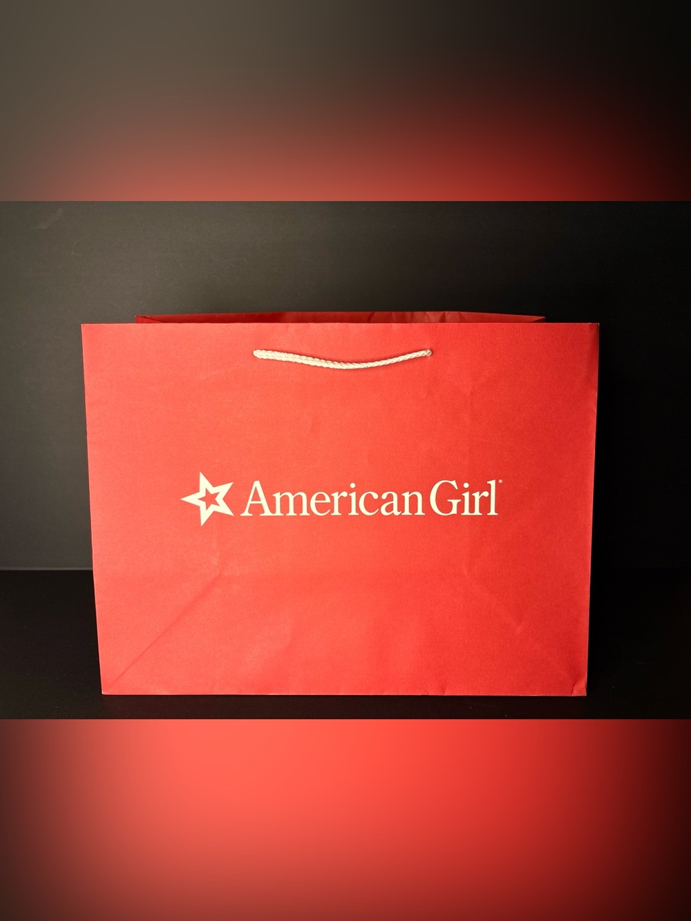 American girl paper gift bag